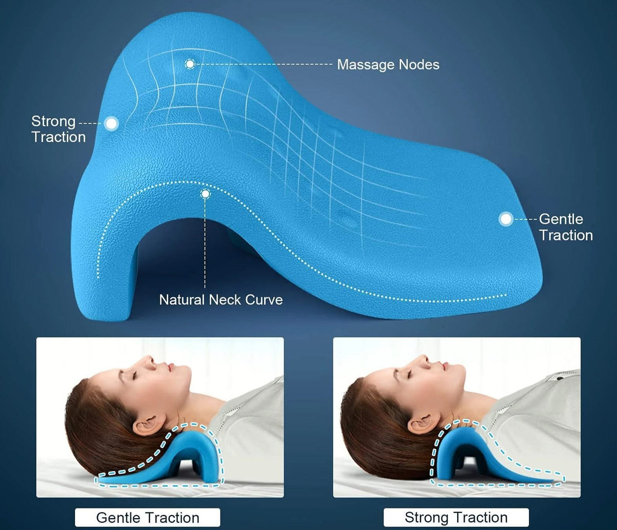 Mauzari™ Cuscino Cervicale per Stretching e Sollievo dalla Tensione