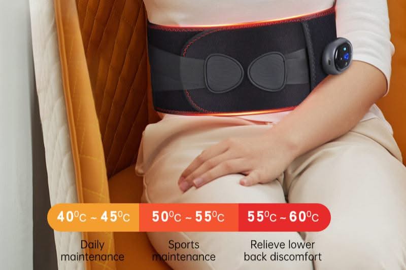 Mauzari™ Massaggiatore Lombare con Calore e Vibrazione