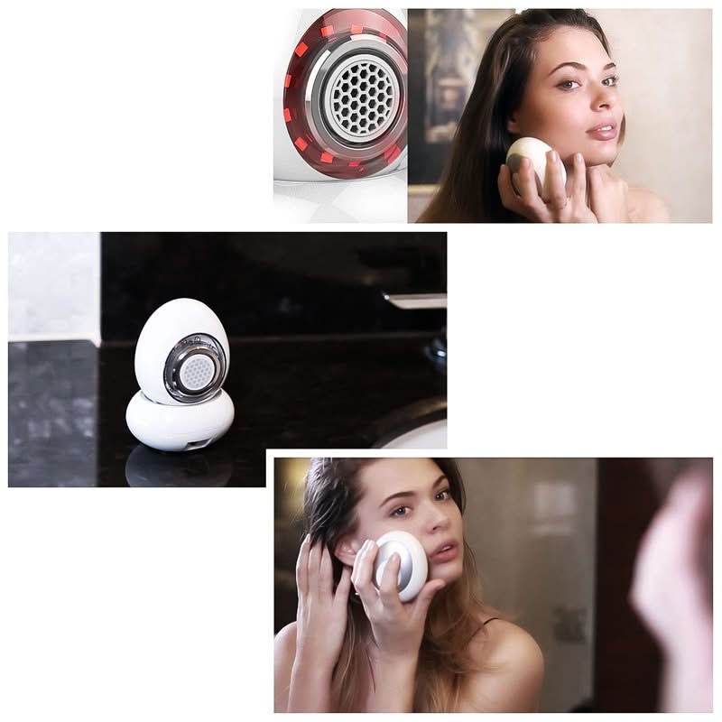 Mauzari™ Dispositivo Viso 4 in 1 con Radiofrequenza, LED e Idratazione