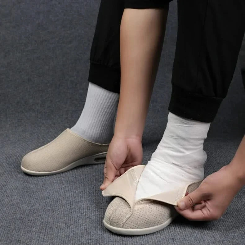 Mauzari™ Scarpe ortopediche da donna per edema e piede diabetico – Calzata extra larga