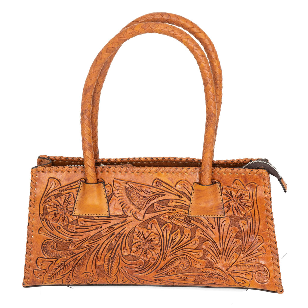 Hand tooled online purse