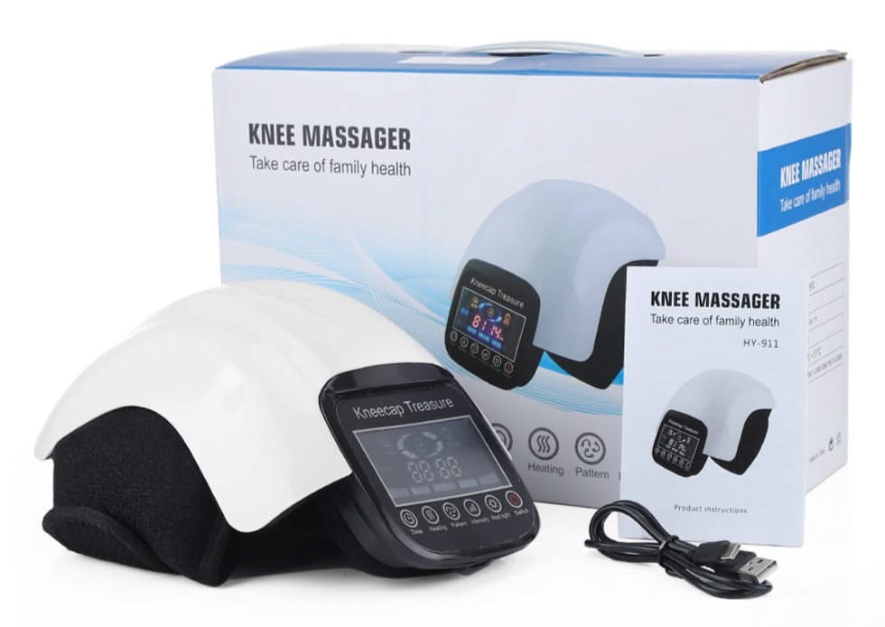 Mauzari™ Massaggiatore per Ginocchio con Calore e Luce Rossa