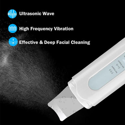 Mauzari™ Spatola Ultrasonica per la Pulizia Profonda del Viso