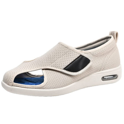 Mauzari™ Scarpe ortopediche larghe da donna per piedi gonfi – Supporto plantare regolabile