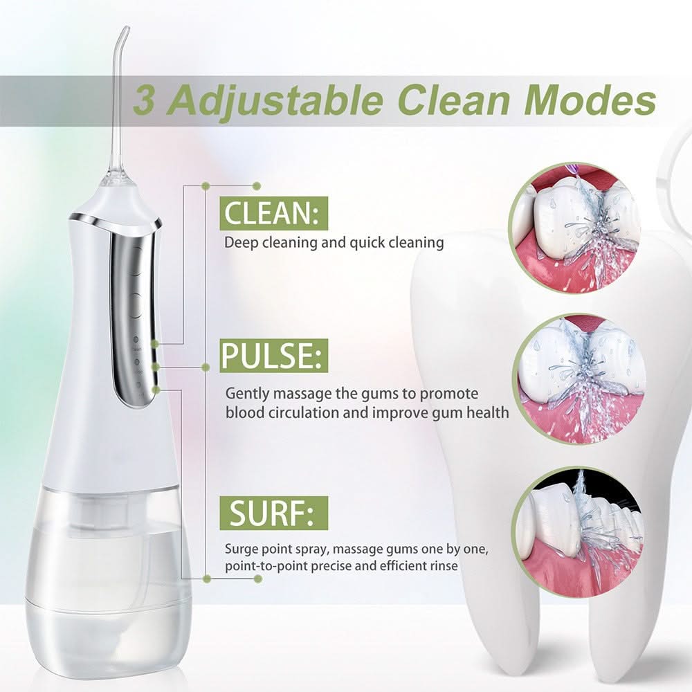 Mauzari™ Idropulsore Dentale Portatile da 350 ml