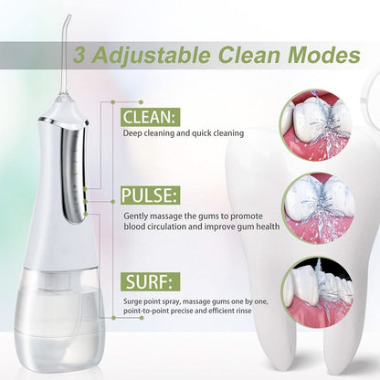 Mauzari™ Idropulsore Dentale Portatile da 350 ml