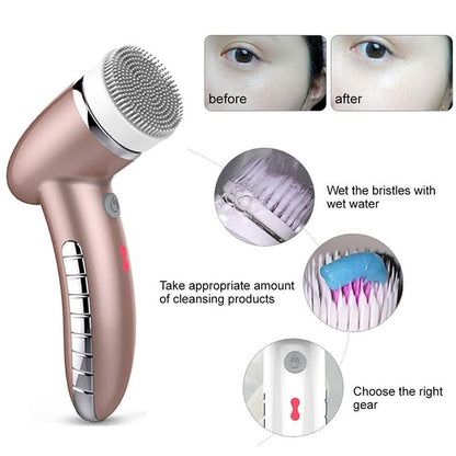 Mauzari™ Spazzola Sonica Viso 4 in 1 con Massaggio