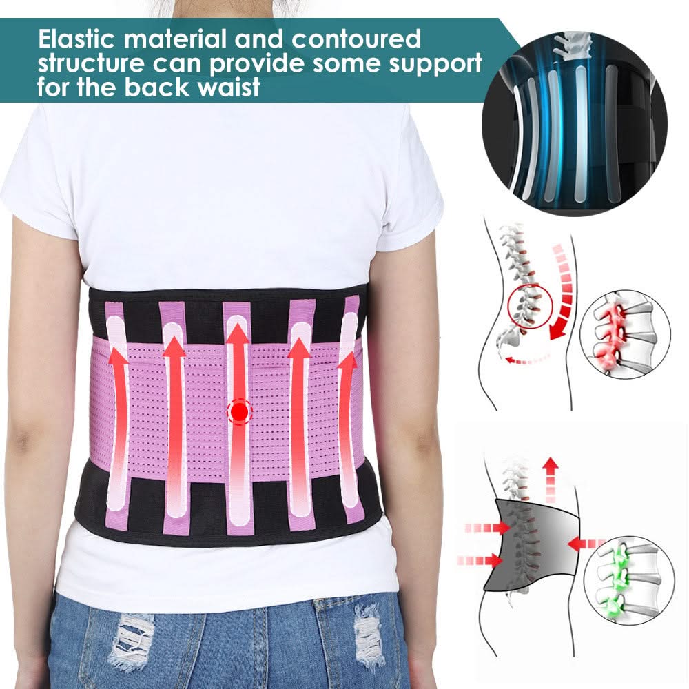 Mauzari™ Fascia Lombare Traspirante con Supporto Posturale