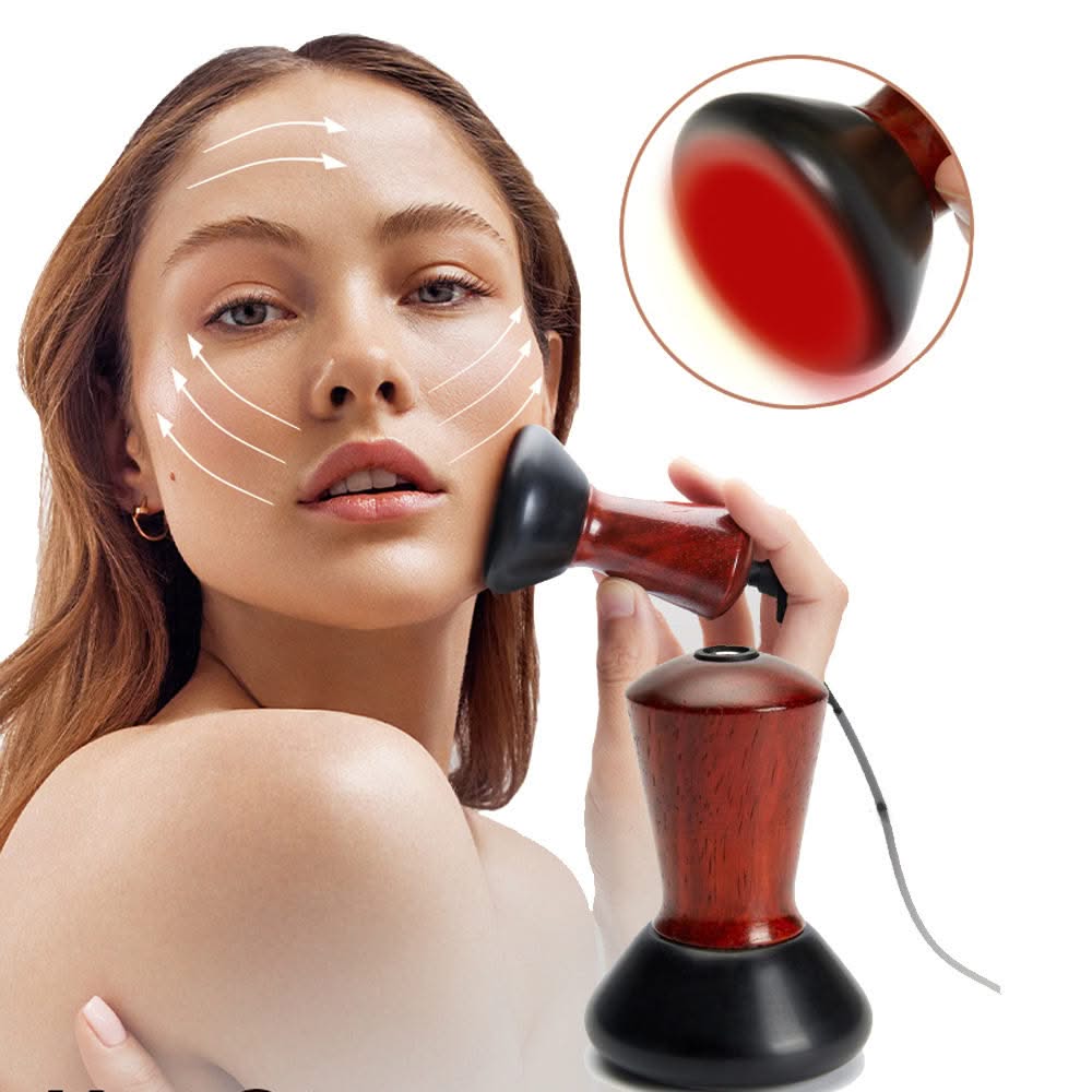 Mauzari™ Massaggiatore Viso Riscaldato in Pietra Bian