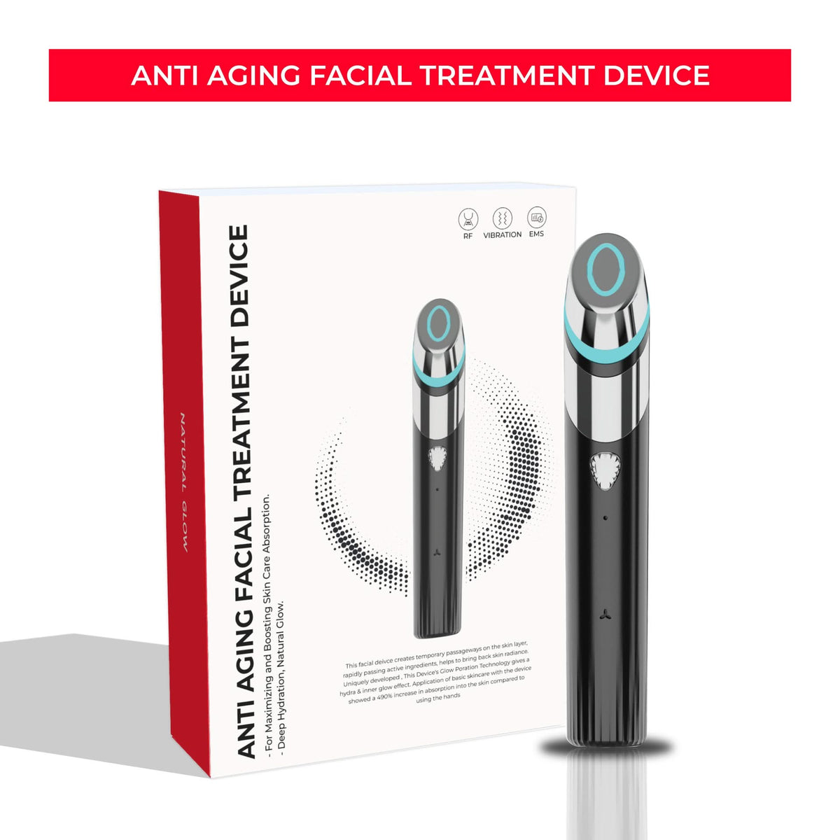 Mauzari™ Dispositivo Viso EMS 6 in 1 con 5 Intensità