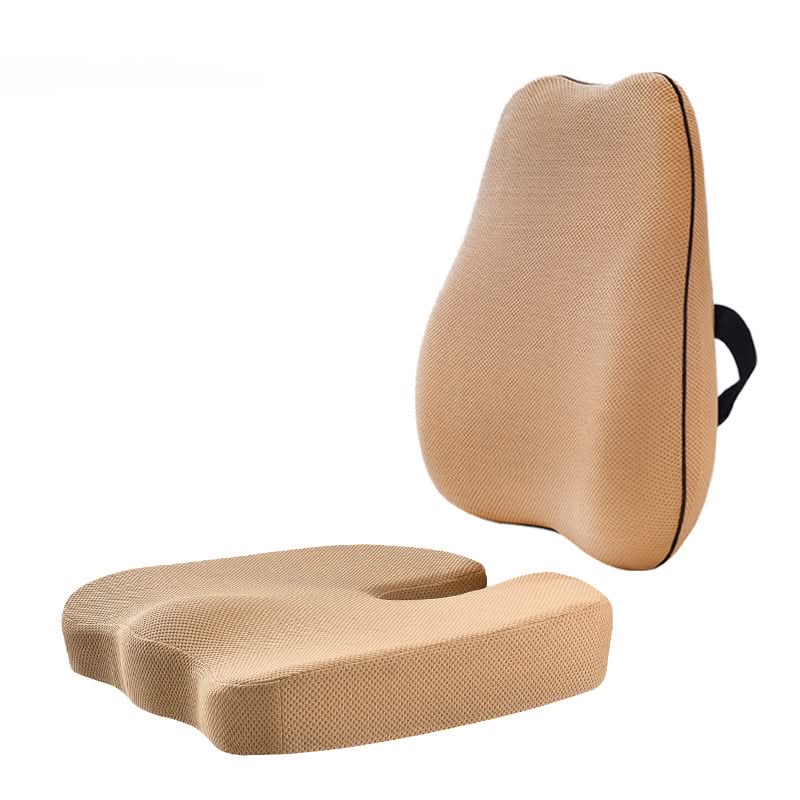 Mauzari™ Set Ergonomico di Cuscini Lombare e Seduta