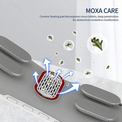 Mauzari™ Massaggiatore EMS per Vita e Addome con Luce Rossa e Calore