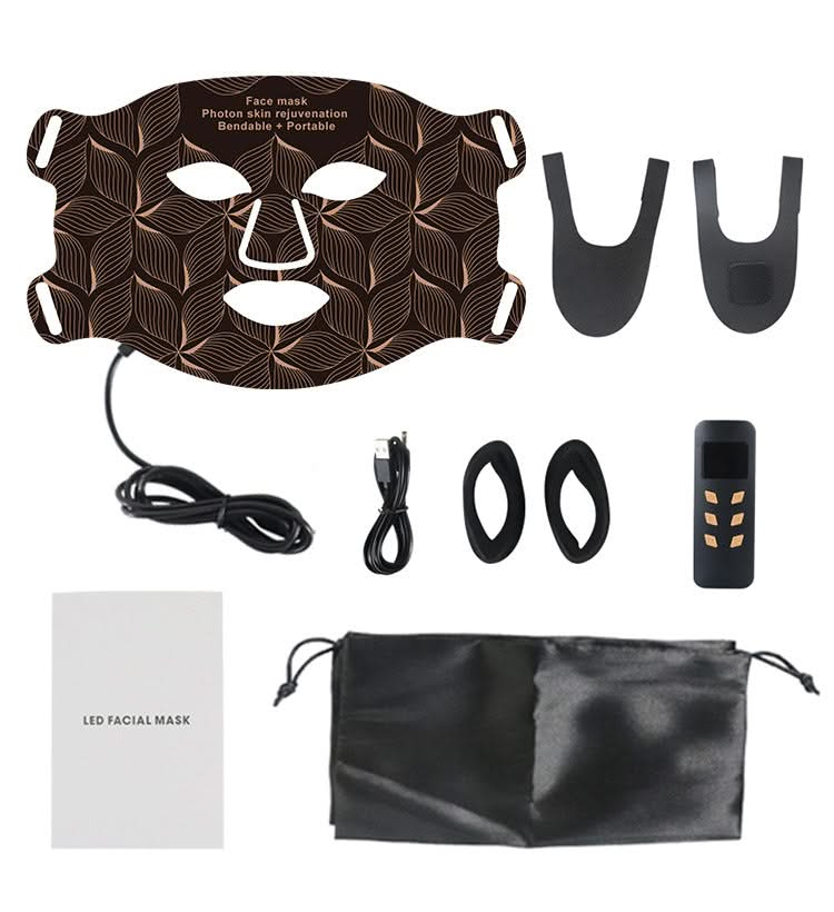 Mauzari™ Maschera Viso LED in Silicone con 8 Colori