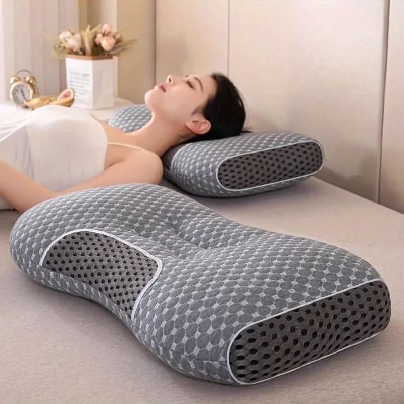 Mauzari™ Cuscino Cervicale Ergonomico con Imbottitura in Fibra 7D