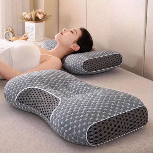 Mauzari™ Cuscino Cervicale Ergonomico con Imbottitura in Fibra 7D