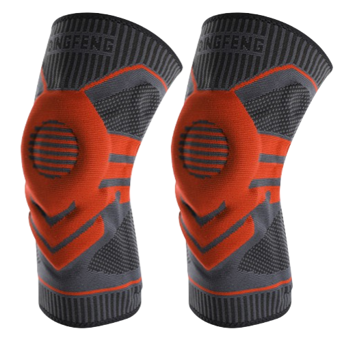 Mauzari™ Ginocchiera Compressiva con Stabilizzatori in Silicone