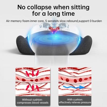 Mauzari™ Cuscino Ortopedico in Memory Foam per Coccige e Sciatica