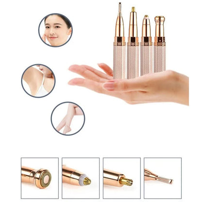 Mauzari™ Depilatore Elettrico 4 in 1 per Viso e Corpo