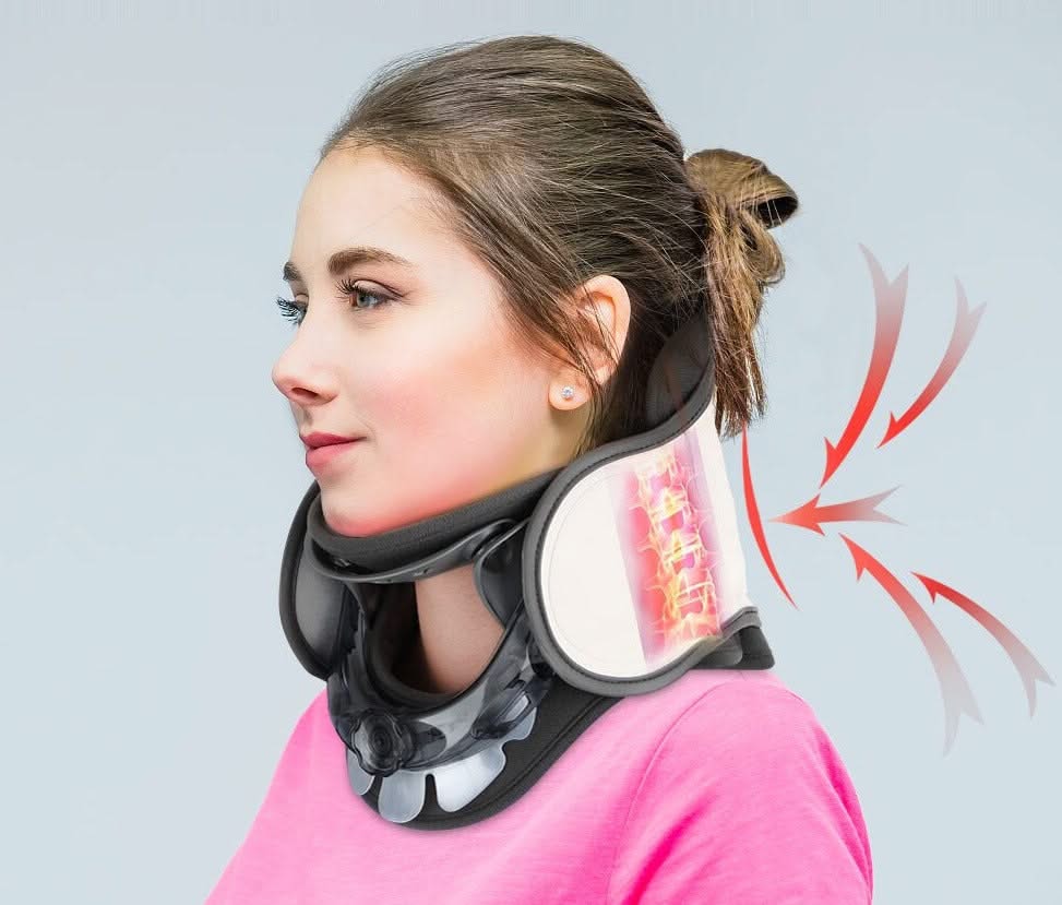 Mauzari™ Supporto Cervicale Gonfiabile per il Dolore al Collo
