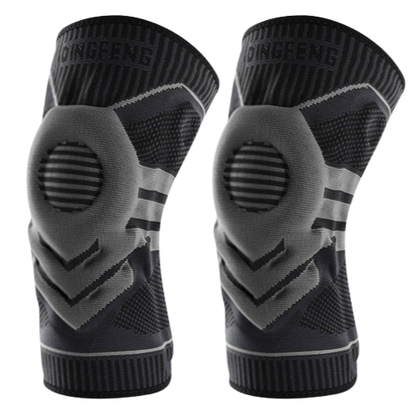 Mauzari™ Ginocchiera Compressiva con Stabilizzatori in Silicone