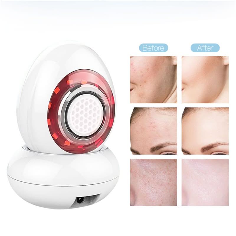 Mauzari™ Dispositivo Viso 4 in 1 con Radiofrequenza, LED e Idratazione