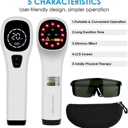 Mauzari™ Dispositivo a Luce Rossa e Infrarossa per Muscoli e Articolazioni