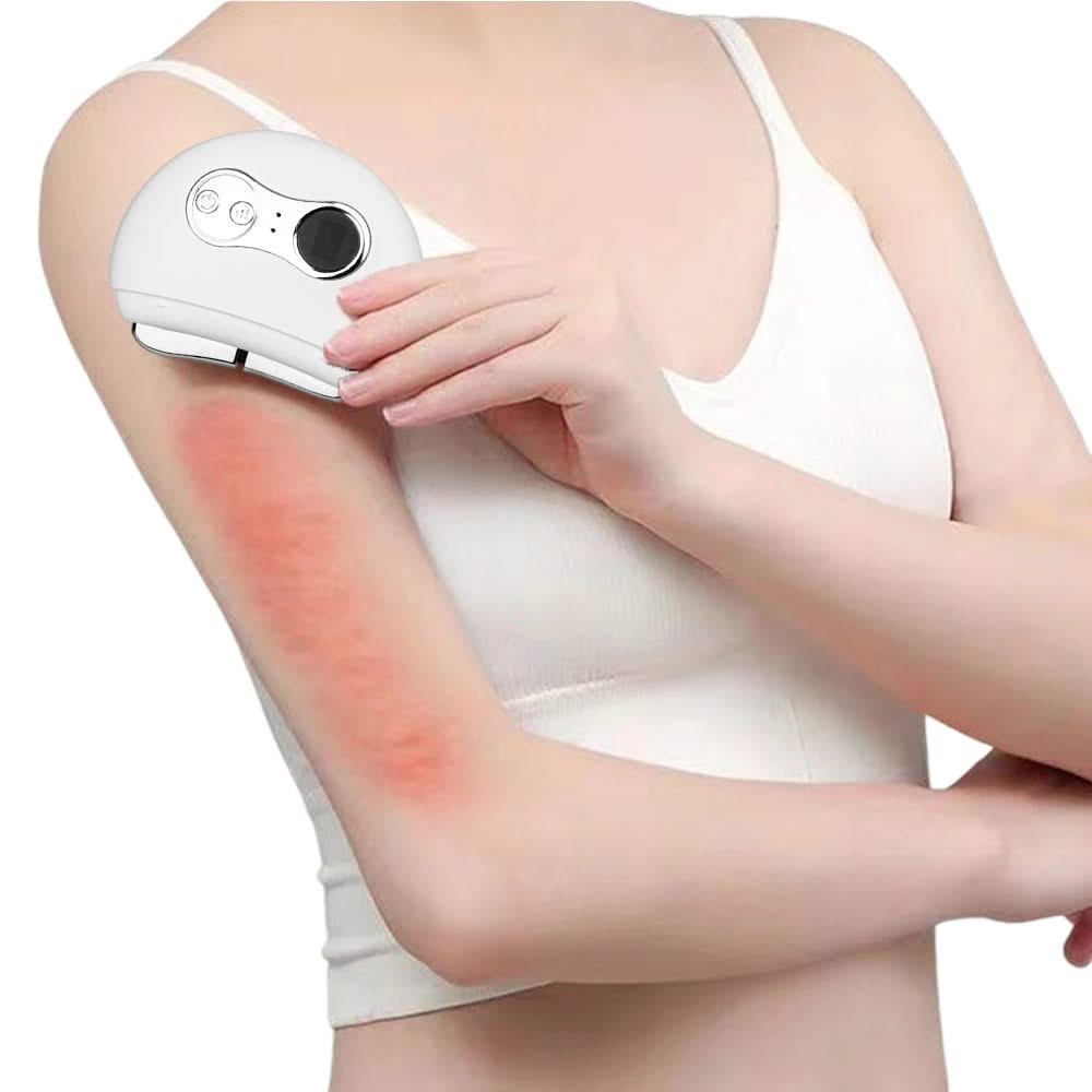 Mauzari™ Massaggiatore Gua Sha Riscaldato con EMS e Luce Rossa