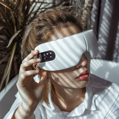 Mauzari™ Massaggiatore Oculare con Calore, Compressione e Bluetooth