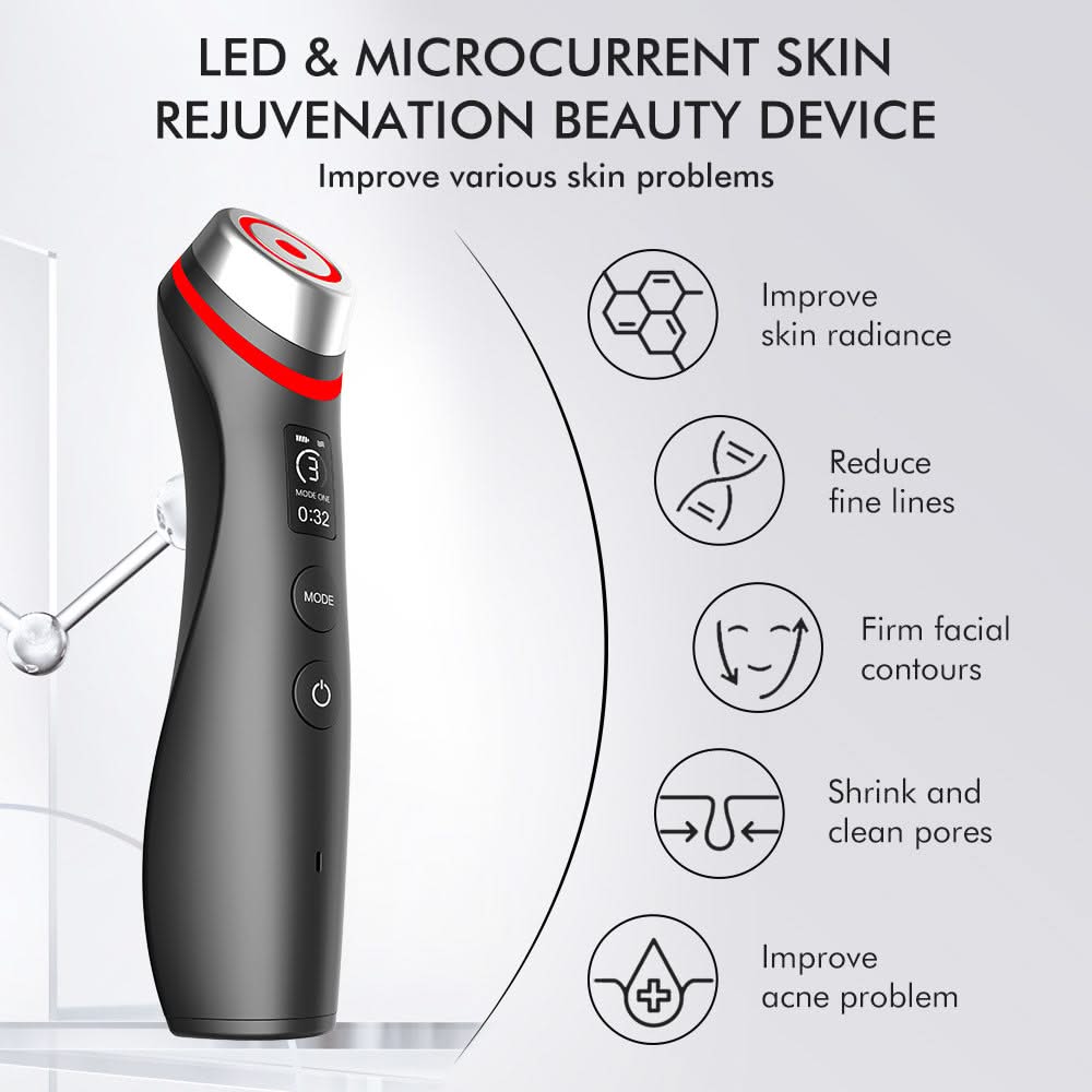 Mauzari™ Dispositivo Viso con Microcorrente EMS e LED