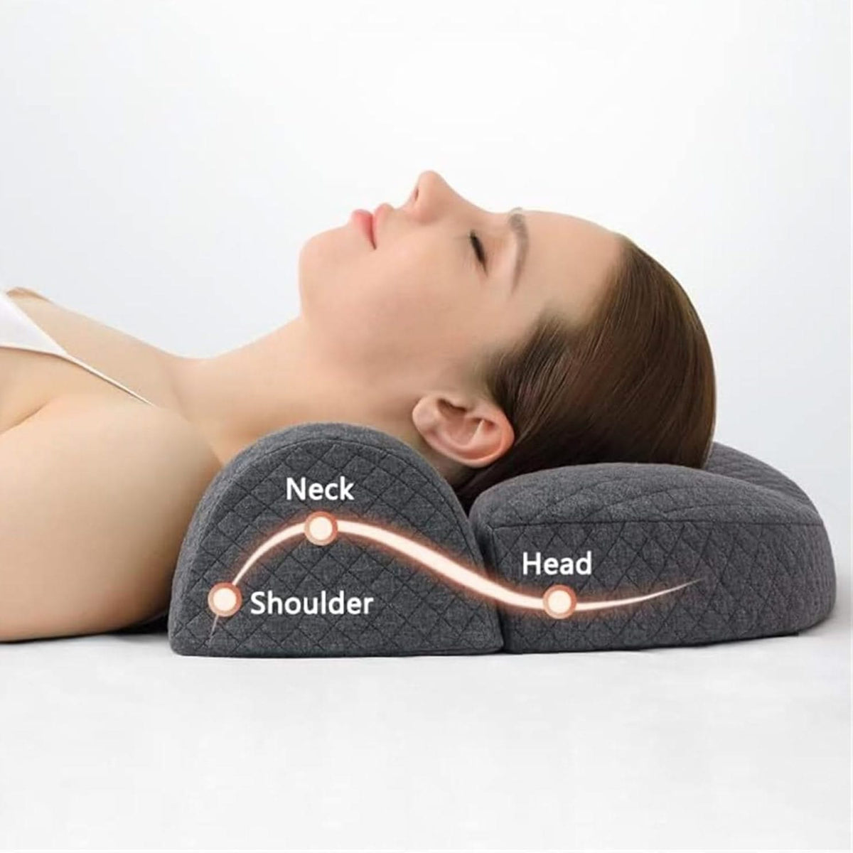 Mauzari™ Cuscino Cervicale Ortopedico in Memory Foam