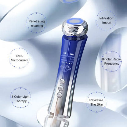 Mauzari™ Dispositivo Viso a Microcorrente con Luce Rossa e Caldo/Freddo