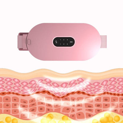 Mauzari™ Fascia riscaldante e massaggiante per crampi da menopausa e dolori addominali