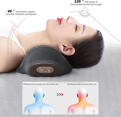 Mauzari™ Cuscino Massaggiante Cervicale con Calore e Vibrazione