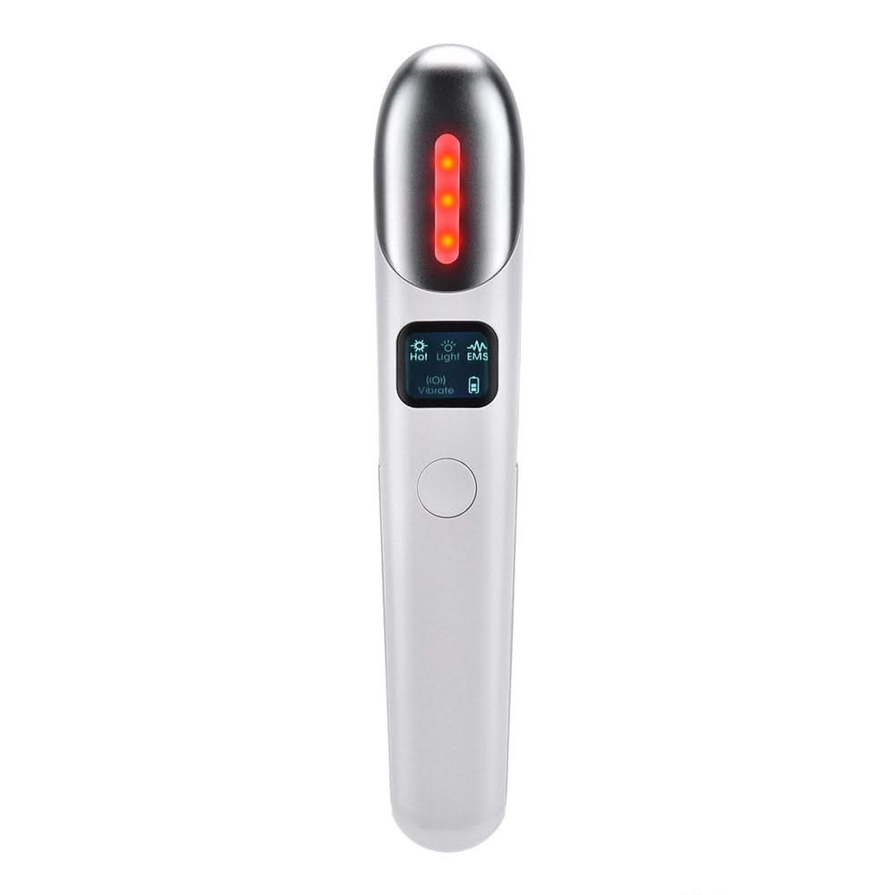 Mauzari™ Massaggiatore Contorno Occhi 4 in 1 con EMS e Luce Rossa
