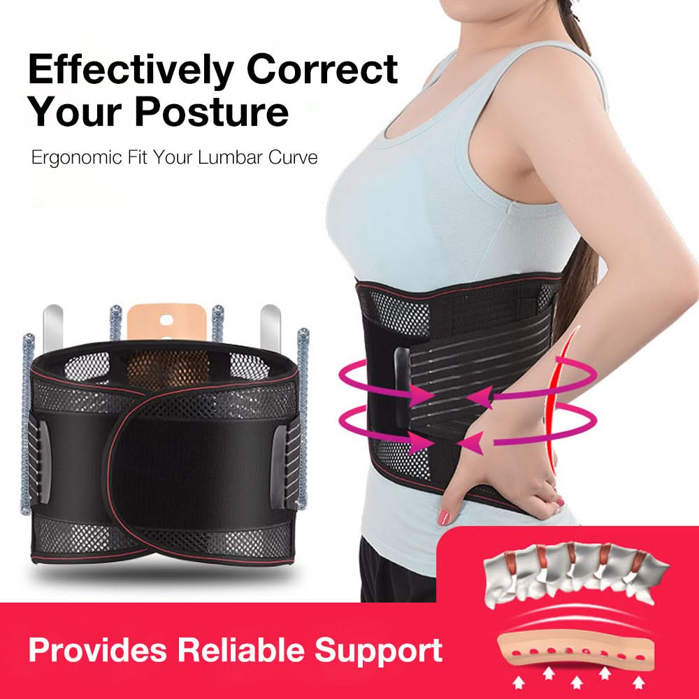 Mauzari™ Cintura Lombare Traspirante con Doppia Stabilizzazione