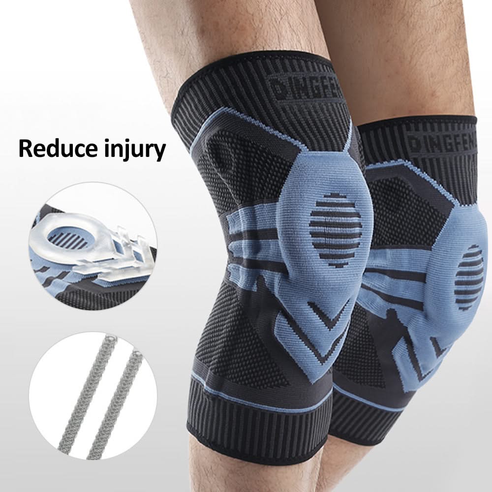 Mauzari™ Ginocchiera Compressiva con Stabilizzatori in Silicone