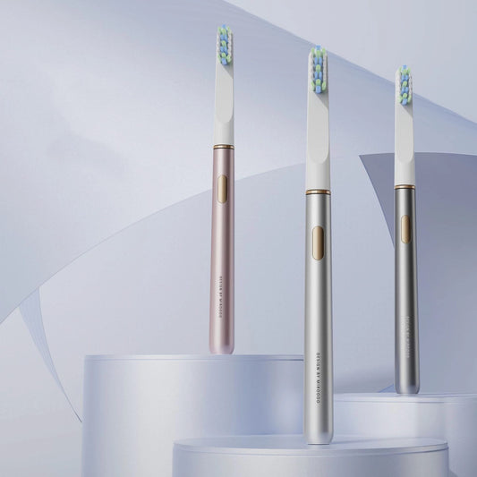 Mauzari™ Spazzolino Elettrico Sonico – Vibrazione Intelligente e Ricarica Magnetica