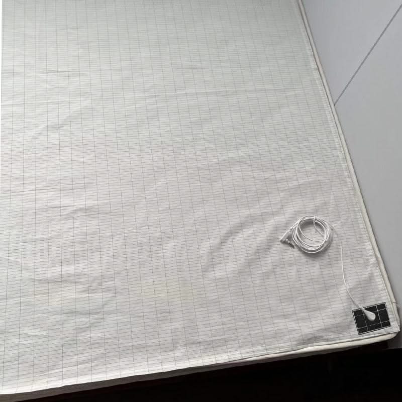 Mauzari™ Lenzuolo di Messa a Terra in Cotone e Fibre d’Argento