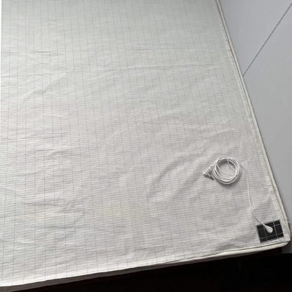 Mauzari™ Lenzuolo di Messa a Terra in Cotone e Fibre d’Argento