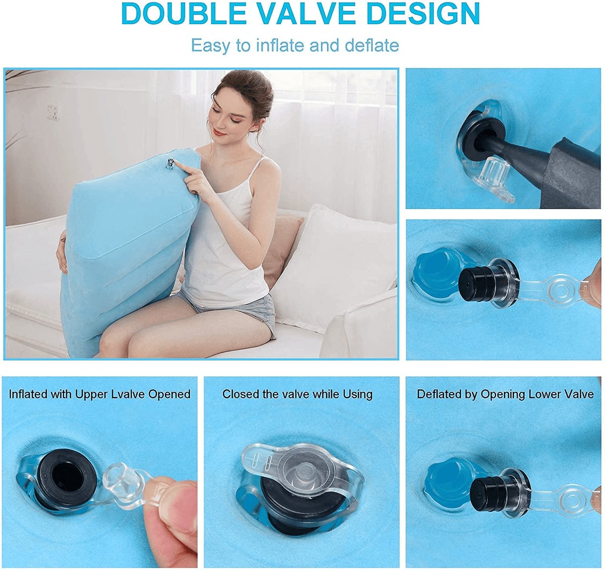 Mauzari™ Cuscino Gonfiabile per Sollevare le Gambe