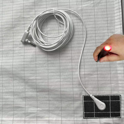 Mauzari™ Lenzuolo di Messa a Terra in Cotone e Fibre d’Argento