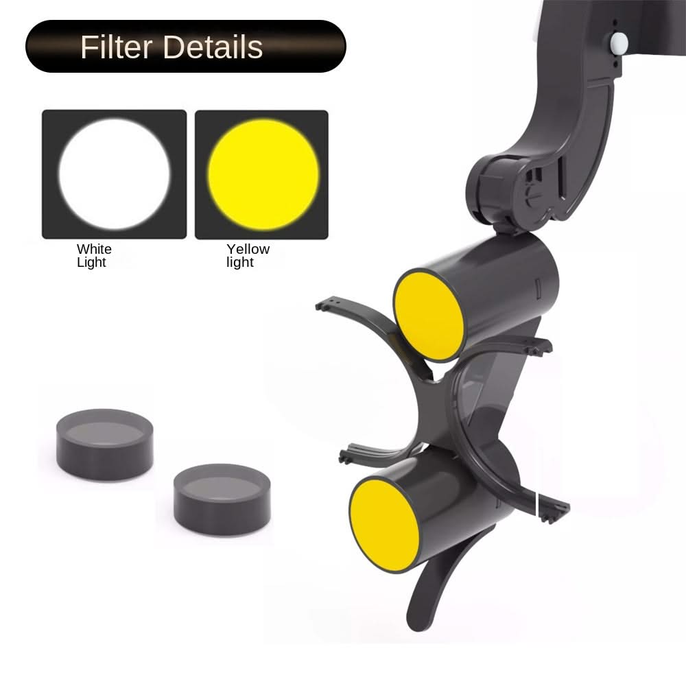 Mauzari™ Lenti d’Ingrandimento Dentali con Luce LED
