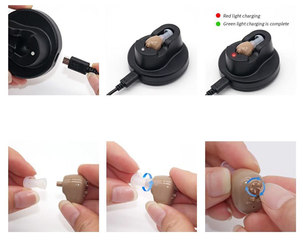 Mauzari™ Apparecchio Acustico Ricaricabile USB