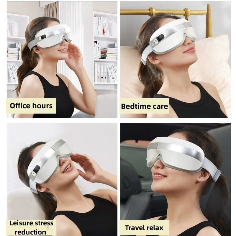Mauzari™ Massaggiatore Oculare Riscaldato con Musica Bluetooth