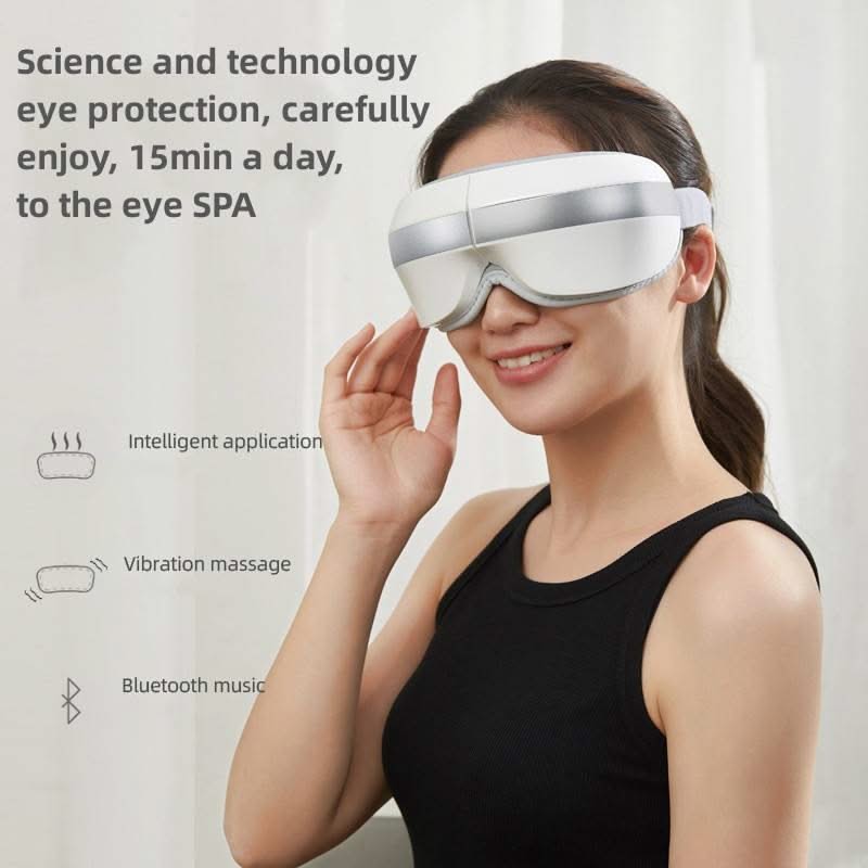 Mauzari™ Massaggiatore Oculare Riscaldato con Musica Bluetooth
