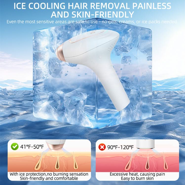 Mauzari™ Epilatore IPL con 9 Livelli per Viso e Corpo