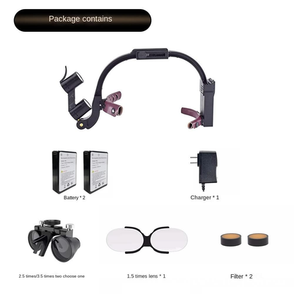 Mauzari™ Lenti d’Ingrandimento Dentali con Luce LED