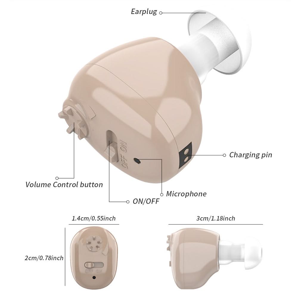 Mauzari™ Apparecchio Acustico Ricaricabile USB
