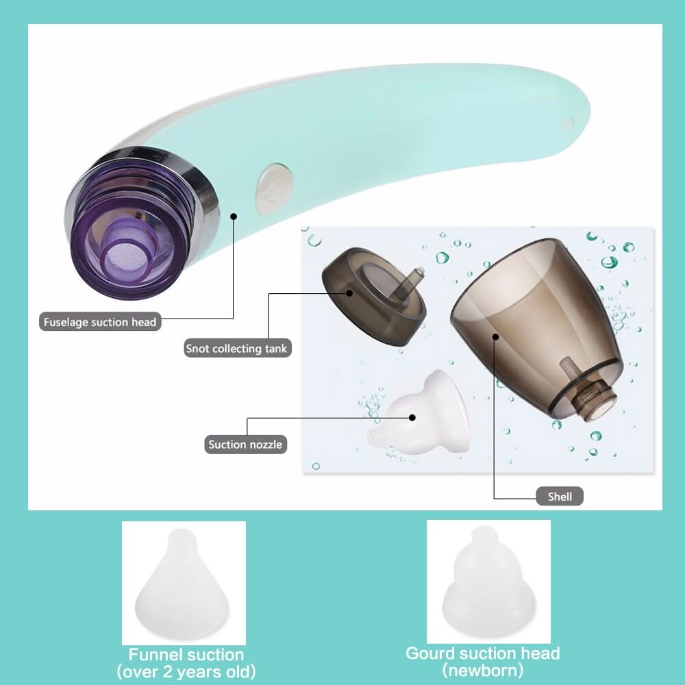 Mauzari™ Aspiratore Nasale Elettrico per Neonati