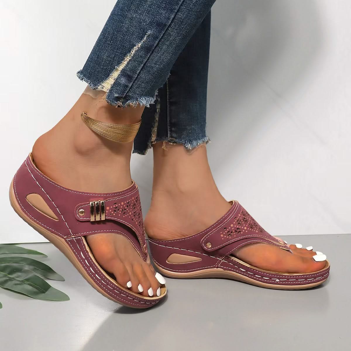 Mauzari™ Sandali Ortopedici da Donna per Piedi Piatti – Sostegno e Stabilità